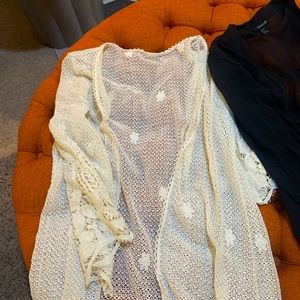 Lot of 2 Floor Duster Maxi Kimonos